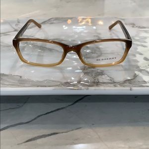 Burberry eyeglass frame- light brown NWOT